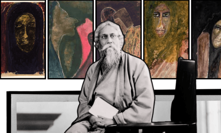 Rabindranath Tagore’s paintings fell victim to Nazi purge of ‘degenerate art’